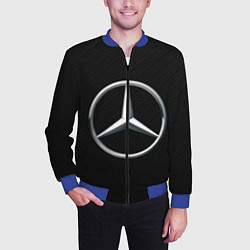 Бомбер мужской MERCEDES-BENZ CARBON, цвет: 3D-синий — фото 2