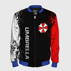 Бомбер мужской RESIDENT EVIL UMBRELLA, цвет: 3D-синий