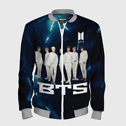 Бомбер мужской BTS, цвет: 3D-меланж