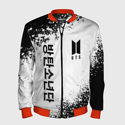 Бомбер мужской BTS, цвет: 3D-красный