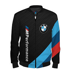 Бомбер мужской BMW M PERFORMANCE, цвет: 3D-черный