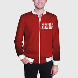 Бомбер мужской Akira, цвет: 3D-белый — фото 2