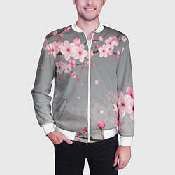 Бомбер мужской САКУРА, цвет: 3D-белый — фото 2