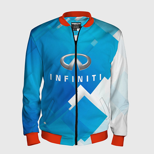 Мужской бомбер Infiniti / 3D-Красный – фото 1