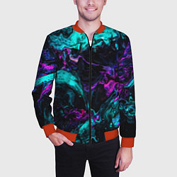 Бомбер мужской ABSTRACT, цвет: 3D-красный — фото 2