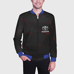 Бомбер мужской TOYOTA, цвет: 3D-синий — фото 2