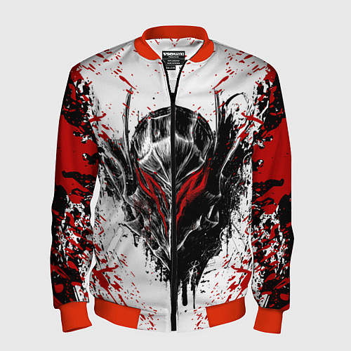 Мужской бомбер BERSERK / 3D-Красный – фото 1