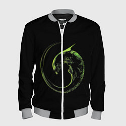 Бомбер мужской ЧУЖОЙ, цвет: 3D-меланж
