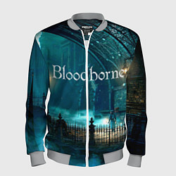 Бомбер мужской Bloodborne, цвет: 3D-меланж