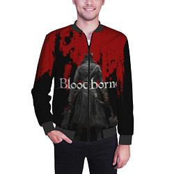 Бомбер мужской Bloodborne, цвет: 3D-черный — фото 2