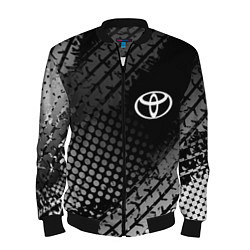 Бомбер мужской Toyota, цвет: 3D-черный