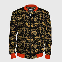 Бомбер мужской Versace, цвет: 3D-красный