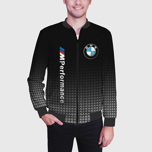 Мужской бомбер BMW M PERFORMANCE / 3D-Черный – фото 3
