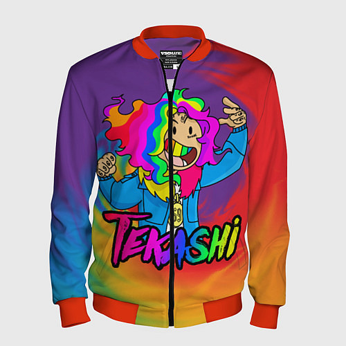Мужской бомбер 6IX9INE / 3D-Красный – фото 1