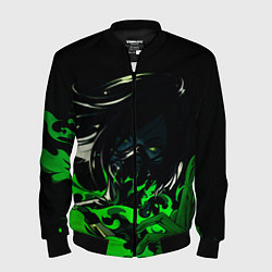 Бомбер мужской VALORANT VIPER, цвет: 3D-черный