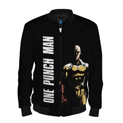 Бомбер мужской One Punch Man, цвет: 3D-черный