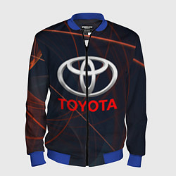 Бомбер мужской TOYOTA, цвет: 3D-синий