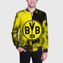 Бомбер мужской BORUSSIA, цвет: 3D-черный — фото 2