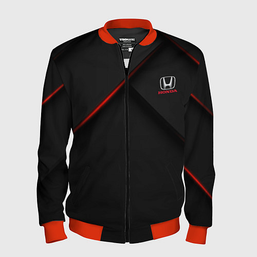 Мужской бомбер HONDA Z / 3D-Красный – фото 1