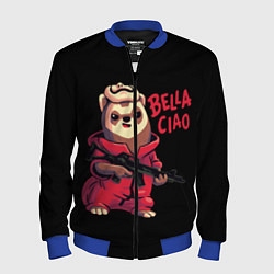 Бомбер мужской Bella Ciao, цвет: 3D-синий