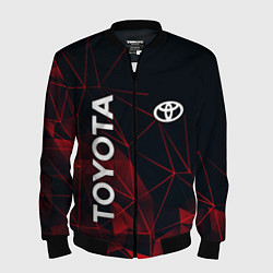 Бомбер мужской TOYOTA, цвет: 3D-черный