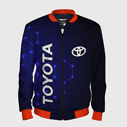 Бомбер мужской TOYOTA, цвет: 3D-красный