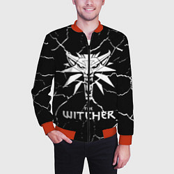 Бомбер мужской The Witcher, цвет: 3D-красный — фото 2