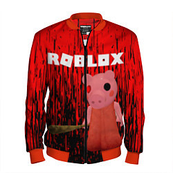 Бомбер мужской Roblox Piggy, цвет: 3D-красный