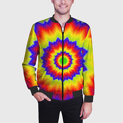 Бомбер мужской Tie-Dye, цвет: 3D-черный — фото 2