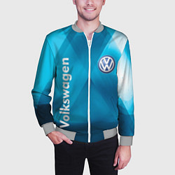Бомбер мужской VOLKSWAGEN, цвет: 3D-меланж — фото 2