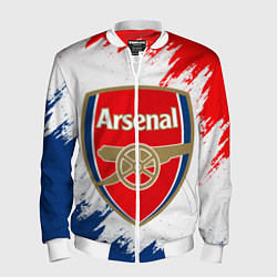 Бомбер мужской ARSENAL, цвет: 3D-белый