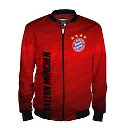 Бомбер мужской BAYERN MUNCHEN, цвет: 3D-черный