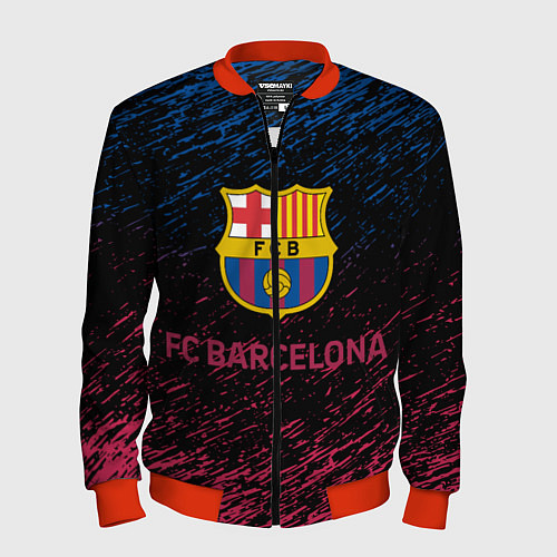 Мужской бомбер BARSELONA / 3D-Красный – фото 1