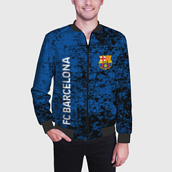 Бомбер мужской BARSELONA, цвет: 3D-черный — фото 2