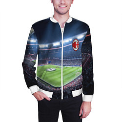 Бомбер мужской FC MILAN, цвет: 3D-белый — фото 2