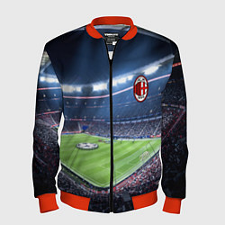 Бомбер мужской FC MILAN, цвет: 3D-красный