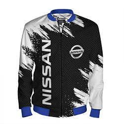 Бомбер мужской NISSAN, цвет: 3D-синий
