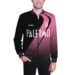 Бомбер мужской PALERMO FC, цвет: 3D-черный — фото 2