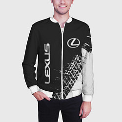 Бомбер мужской LEXUS ЛЕКСУС, цвет: 3D-белый — фото 2