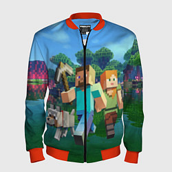Мужской бомбер Minecraft