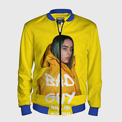 Бомбер мужской Billie Eilish Билли Айлиш, цвет: 3D-синий