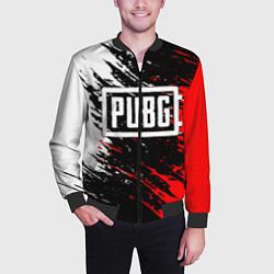 Бомбер мужской PUBG, цвет: 3D-черный — фото 2