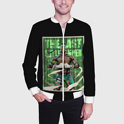 Бомбер мужской Исраэль Адесанья, цвет: 3D-белый — фото 2