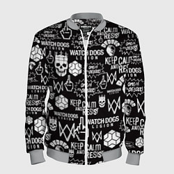 Бомбер мужской WATCH DOGS LEGION, цвет: 3D-меланж