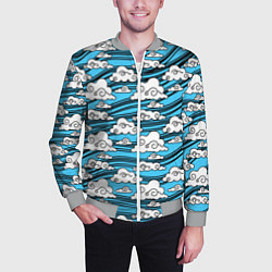 Бомбер мужской КИМОНО ТАНДЖИРО, цвет: 3D-меланж — фото 2