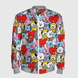 Бомбер мужской BT21 BTS, цвет: 3D-меланж