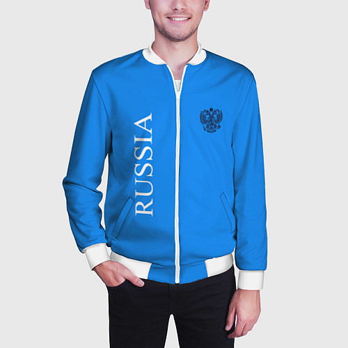 Мужской бомбер RF FASHION / 3D-Белый – фото 3