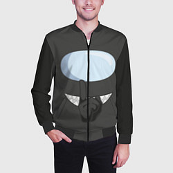 Бомбер мужской AMONG US BLACK IMPOSTOR, цвет: 3D-черный — фото 2