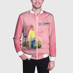 Бомбер мужской Ваня Дмитриенко, цвет: 3D-белый — фото 2