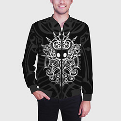 Бомбер мужской HOLLOW KNIGHT ХОЛЛОУ НАЙТ, цвет: 3D-черный — фото 2
